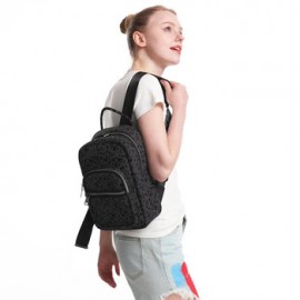 Geometric Backpack Luminous Holographic Color Changes Flash Reflective Cross body Bag