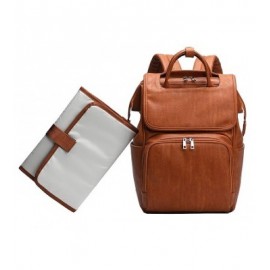 Little Grey Rabbit Unisex Fashion Quality PU Leather Diapers Backpack Maternity Changing Pad Stroller Straps